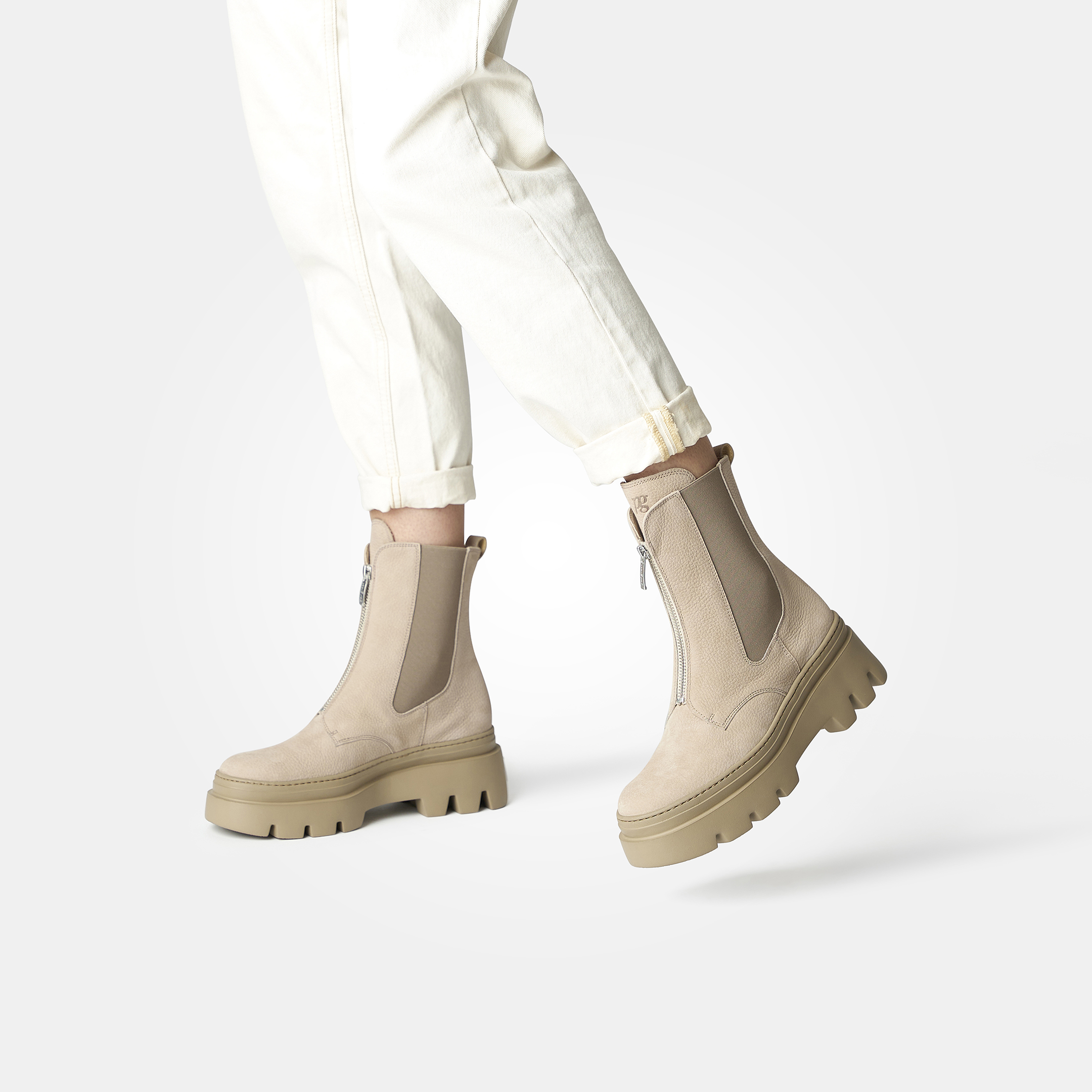 Paul green chelsea boots taupe online